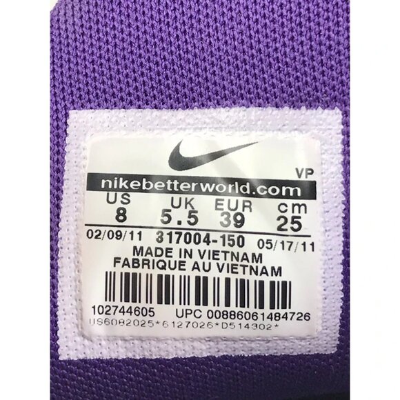 Nike Womens White Air Max Torch SL 317004-150 Lace Up Running Shoes Size‎ US 8 - Picture 10 of 10